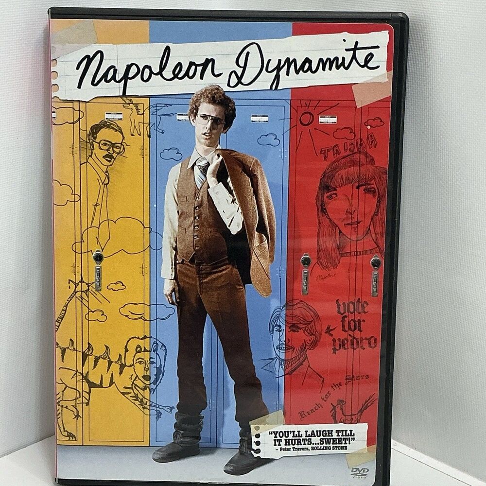 Napoleon Dynamite DVD 2004 Widescreen Full Screen Jon Heder Cult Classic Comedy